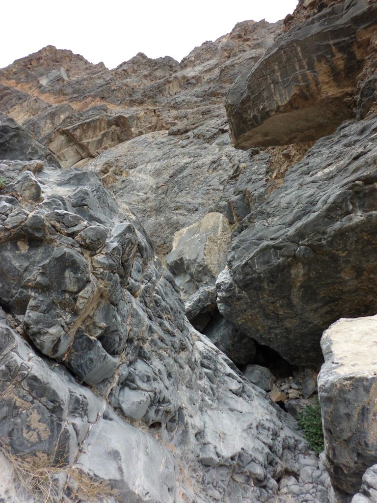As we continued up canyon, there were more small climbs to make: