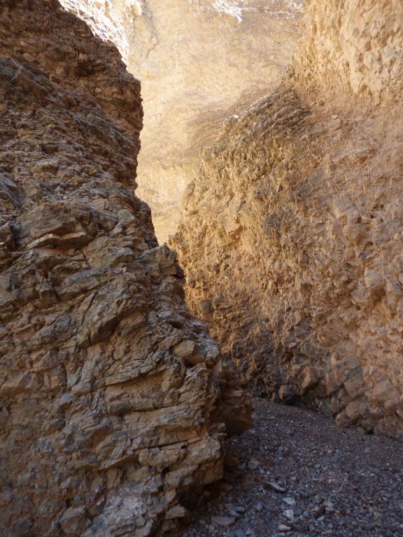 Now walking through the 2nd Narrows of Hidden Bridge Canyon: