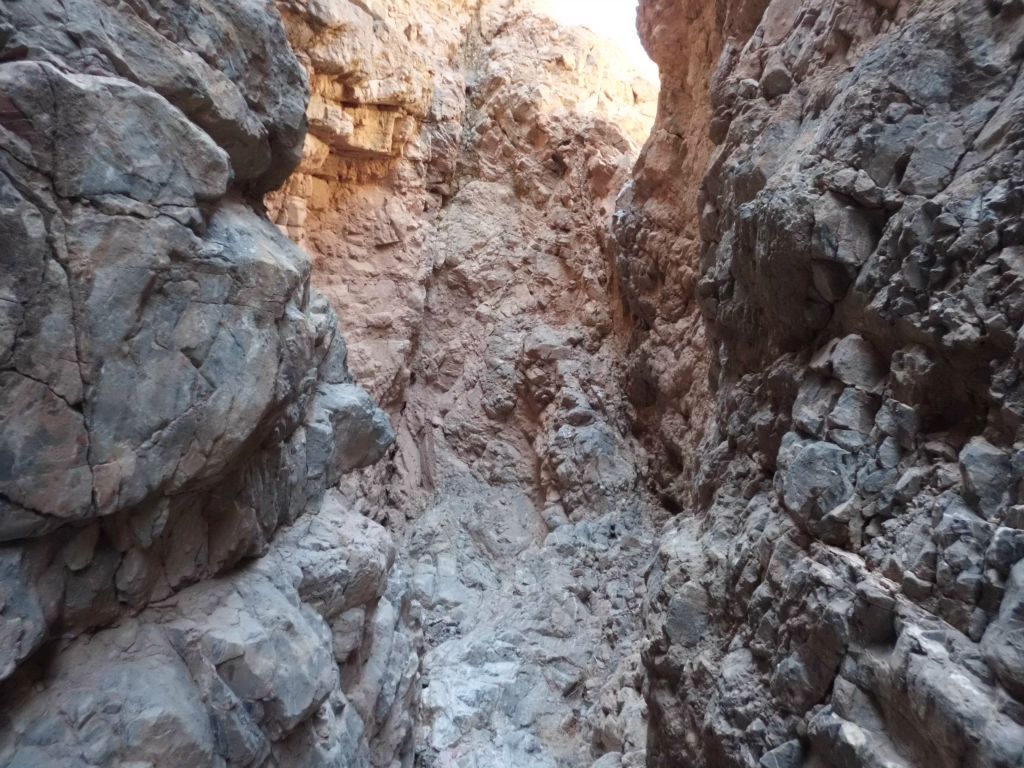 Up ahead, I could see what looked like the dry fall which had stopped me three months earlier: