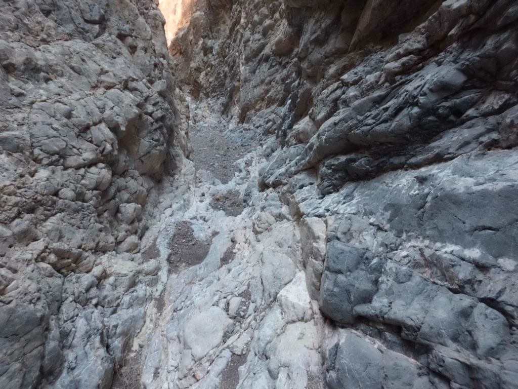 Check out this incredible turn in the canyon walking along a polished surface: