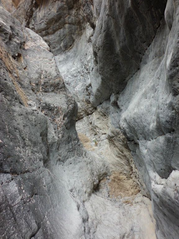 These were continuous tight slot narrows winding through the canyon, as seen in the next two pictures: