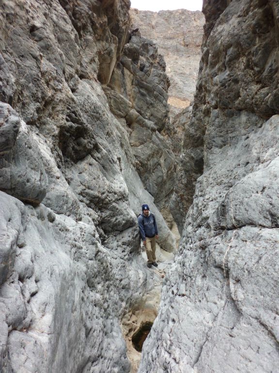 Steve in the midst of the narrows: