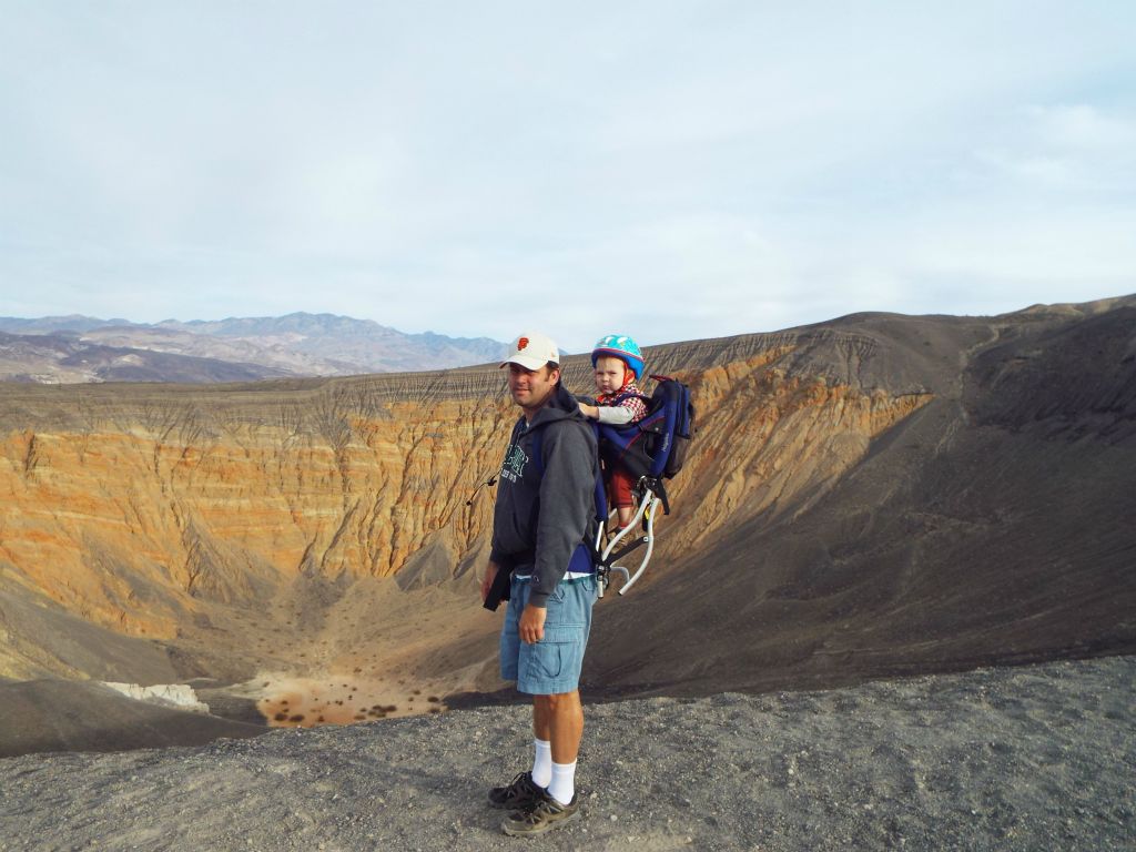As you can see, this was going to be a family hike for our group with Stefan in his backpack carrier at age 1 1/2 years:
