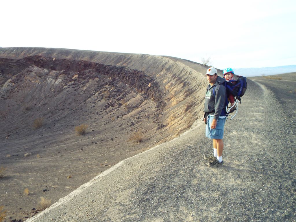 Steve and Stefan at Little Hebe Crater: