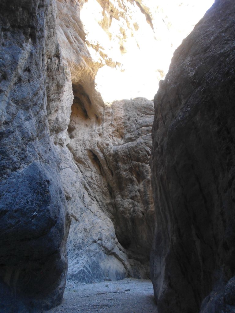Sunshine was creeping into the narrows in the early afternoon of our visit: