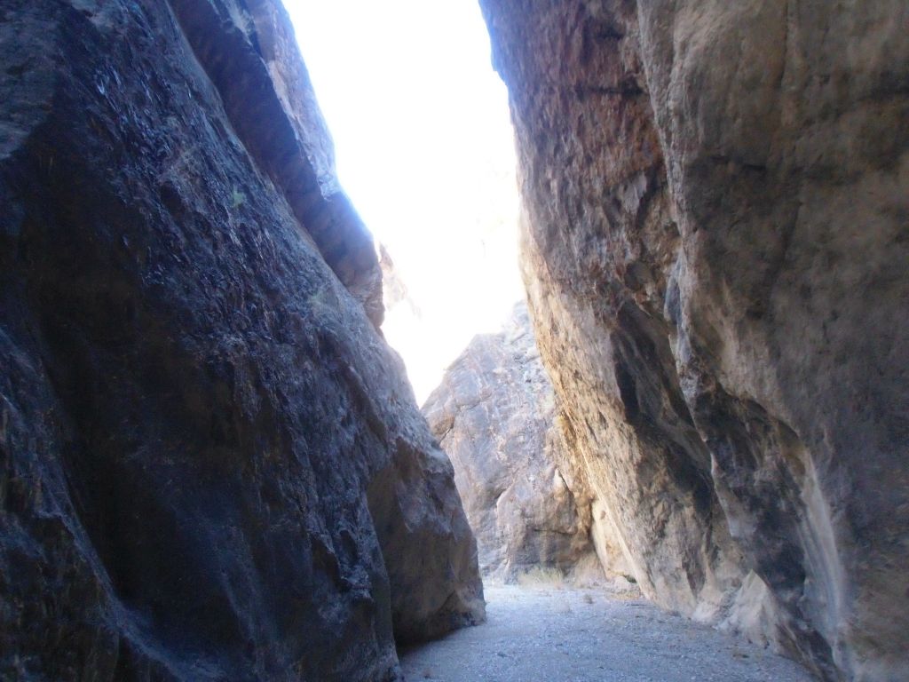 A true perspective picture as the canyon walls bend to the left near the end of the 1st Narrows: