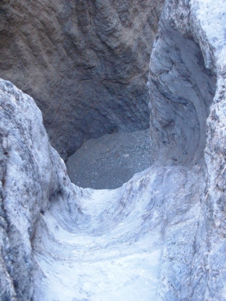 And looking down at the wash below from the alternate viewpoint: