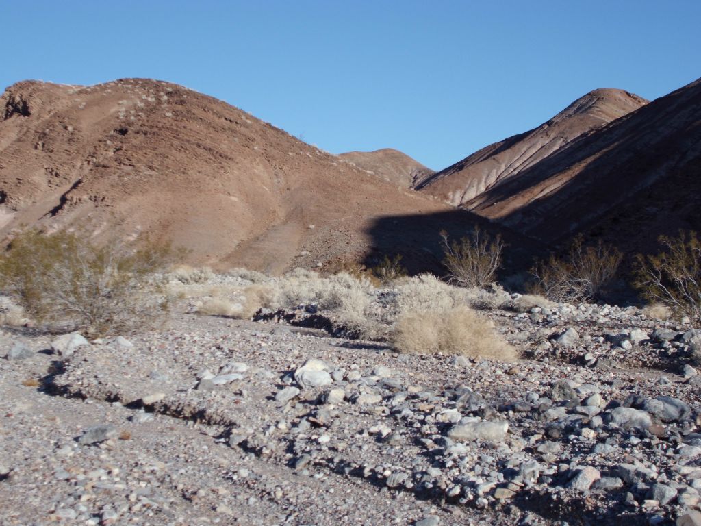 An unassuming side canyon marked the beginning of our long journey to Upper Hidden Bridge Canyon: