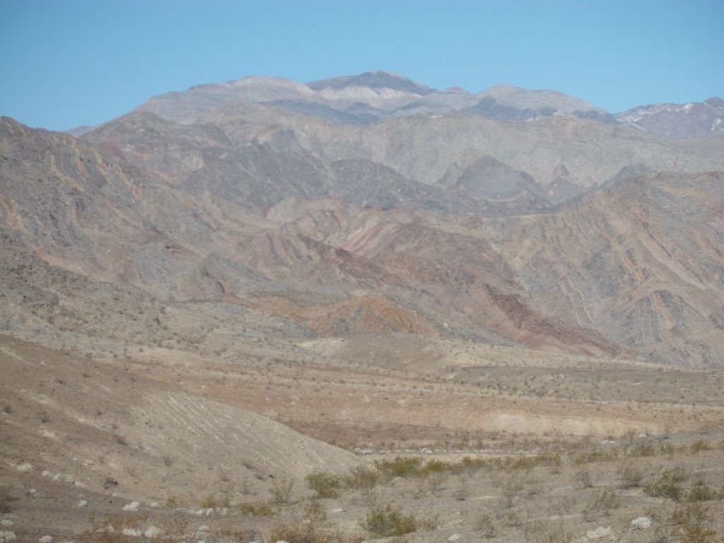 It's kind of hard to see because it all blends together, but across the middle of this range was a ridge that we were trying to reach: