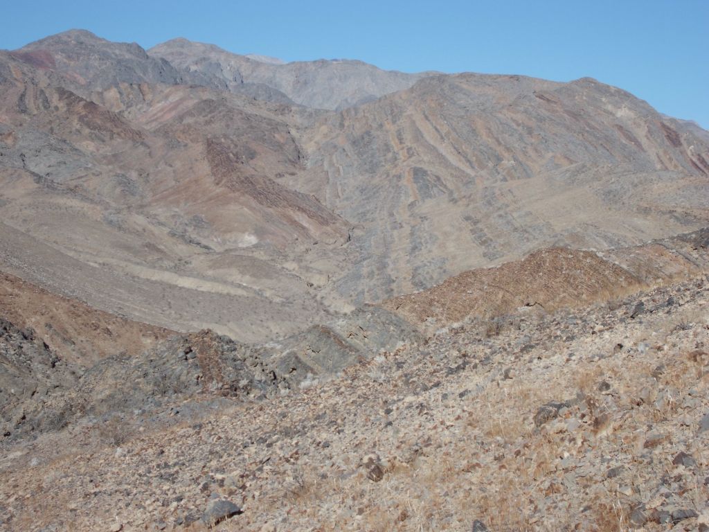 The ridge and our final destination comes into a little bit clearer focus from this spot: