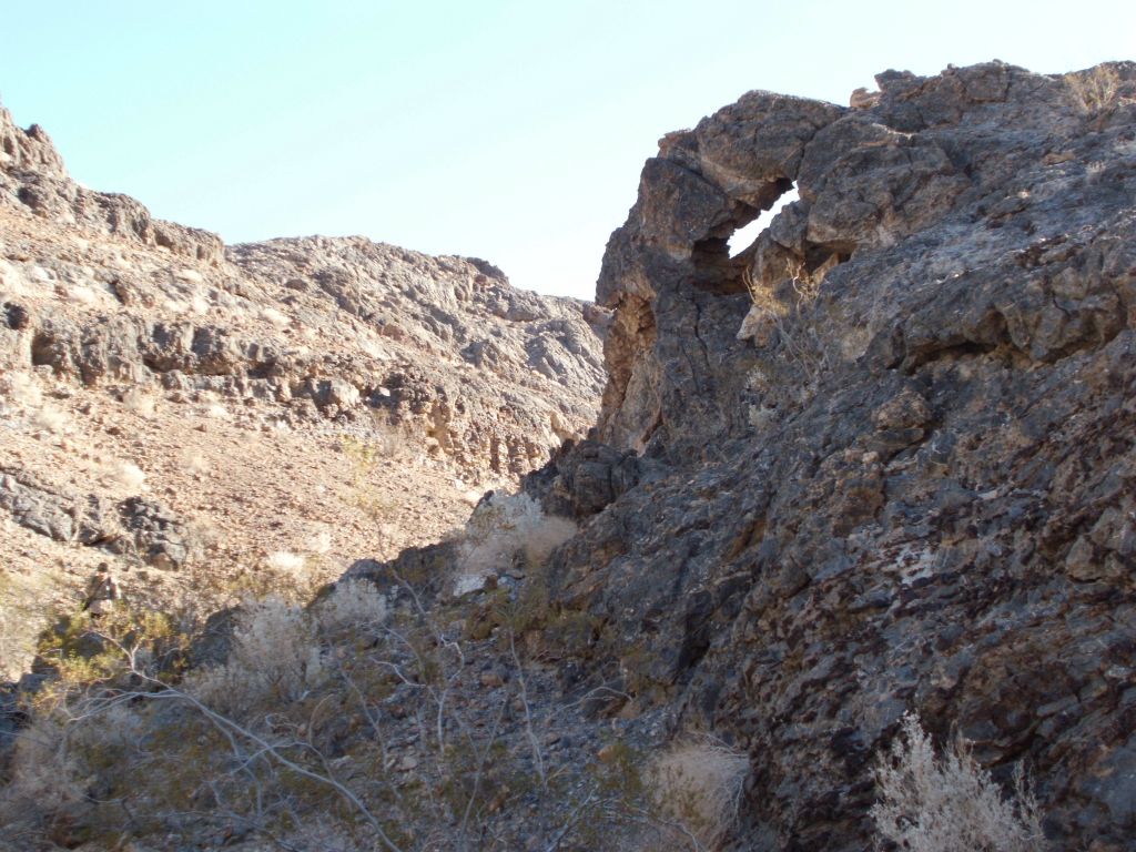 The 2nd rock arch or window that we spotted on the hike: