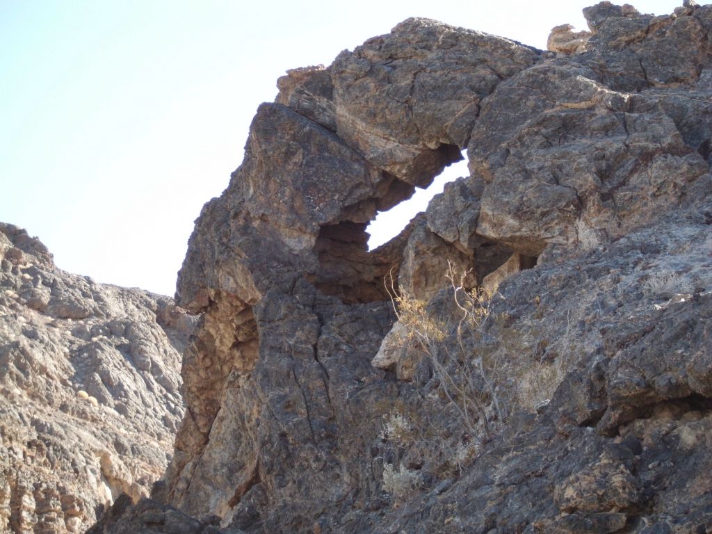 A close-up of the 2nd rock arch: