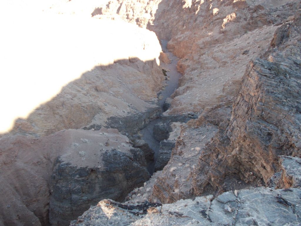 This was the view looking down into Middle Hidden Bridge Canyon as we searched for a way in.  We kept getting cliffed out and had to abandon our efforts on this trip: