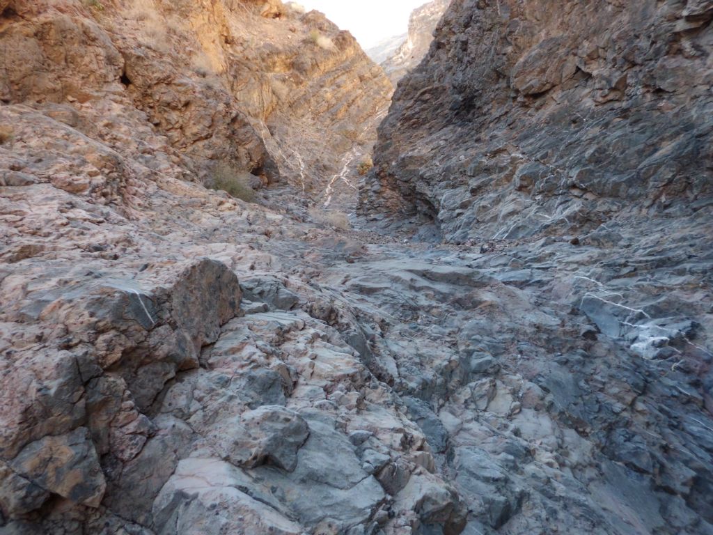 One thing that caught my attention is the extensive length of the narrows.  Hidden Bridge Canyon actually has more narrow canyon than open canyon: