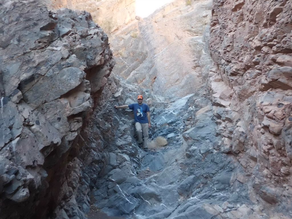 Gorgeous narrows and dry falls in the Upper Hidden Bridge area:
