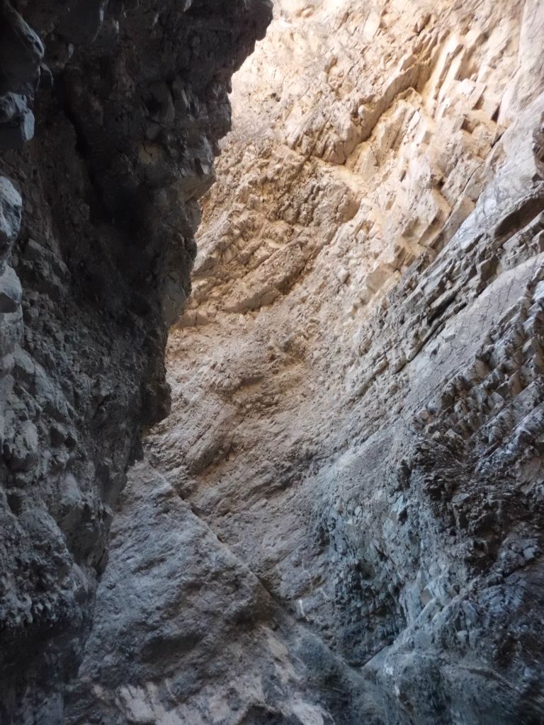 Heading back out of the towering narrows in the next three pictures: