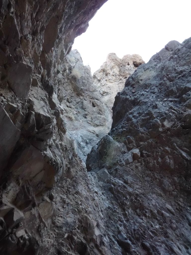 The going got too rough as we approached the top, so we turned back and found a way to bypass it.  This would be my personal record 7th bypass of the day: