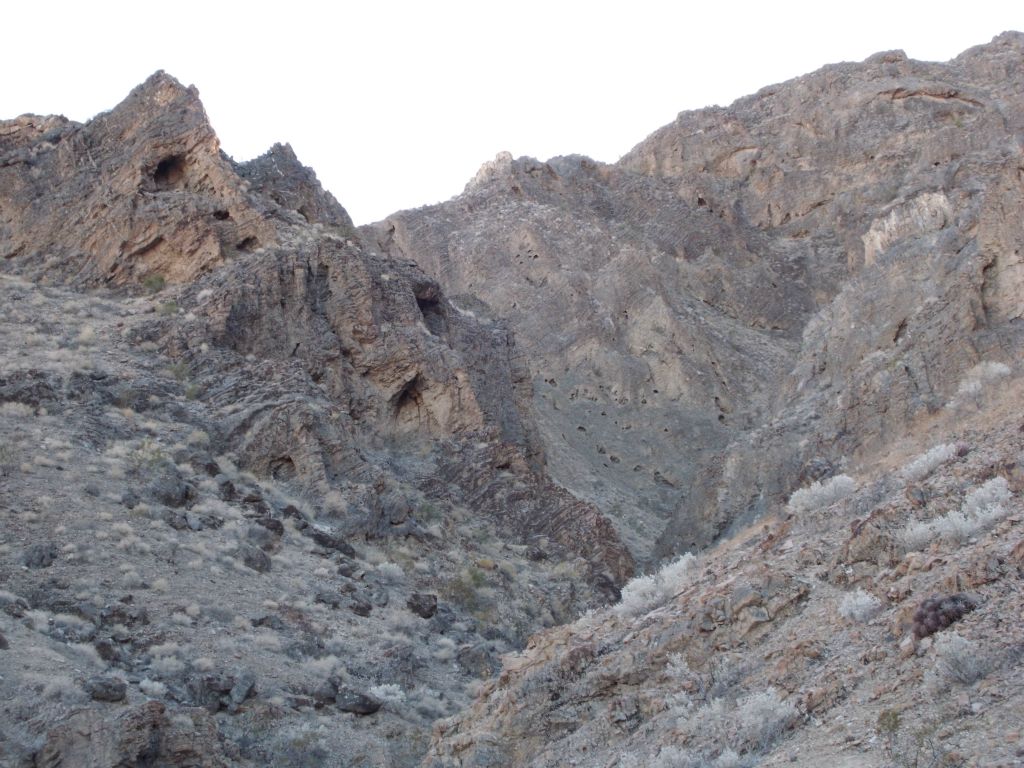 One final view as we neared the head of Upper Hidden Bridge Canyon.  We turned off into a side canyon at this point that would lead us over a ridge and allow us to complete our loop hike back to the parking area: