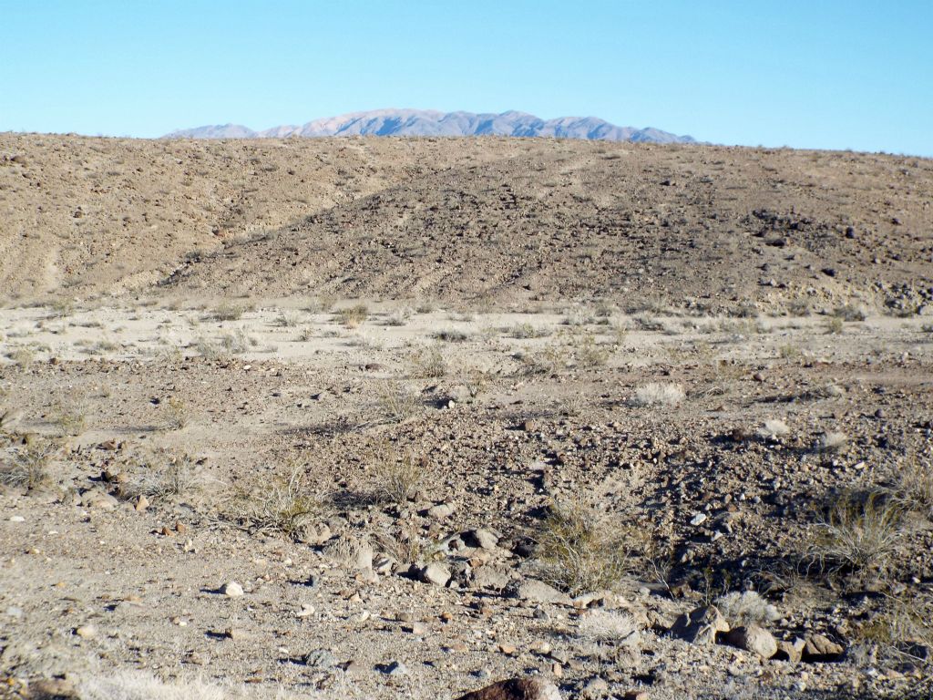 Upon reaching the end of the plateau, this was the first of two hill climbs that we had to do.  This first one was 100 feet high: