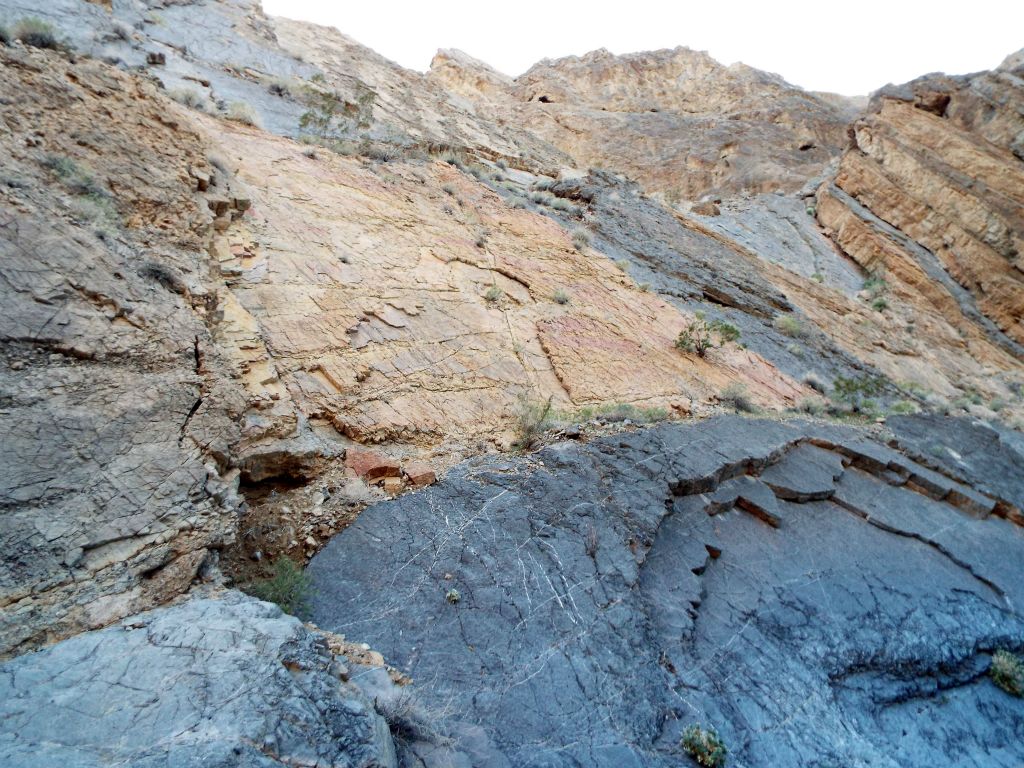The left side canyon wall had so much variety and was extremely high: