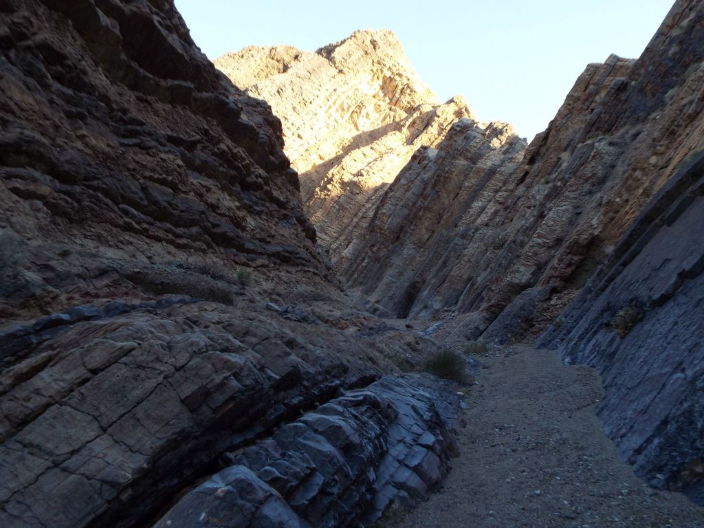 Check out all the various angles of rock layers.  They rise up and extend in many different directions: