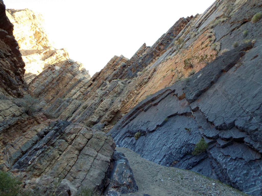 An incredible amount of rock type and layers on display: