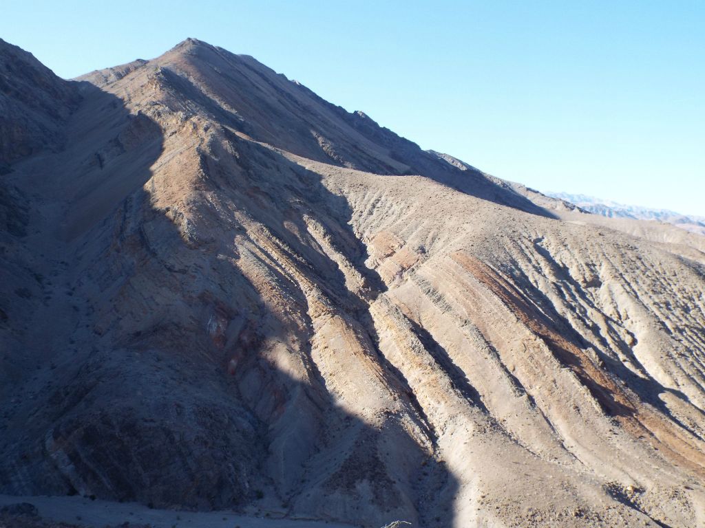 This colorful ridge and hillside is visible directly across Cottonwood Canyon from where we were hiking: