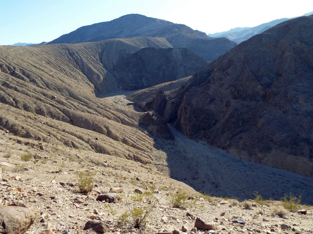 An unnamed prominent peak rises up to the south: