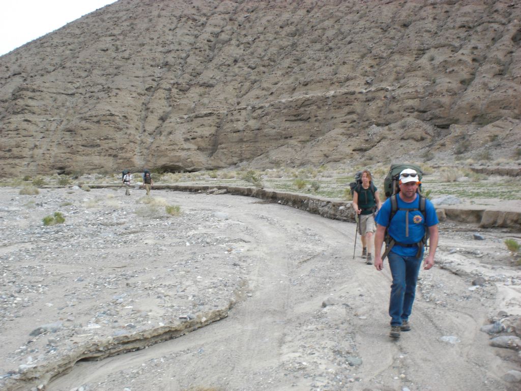 Hiking on the road was relatively easy and fast paced: