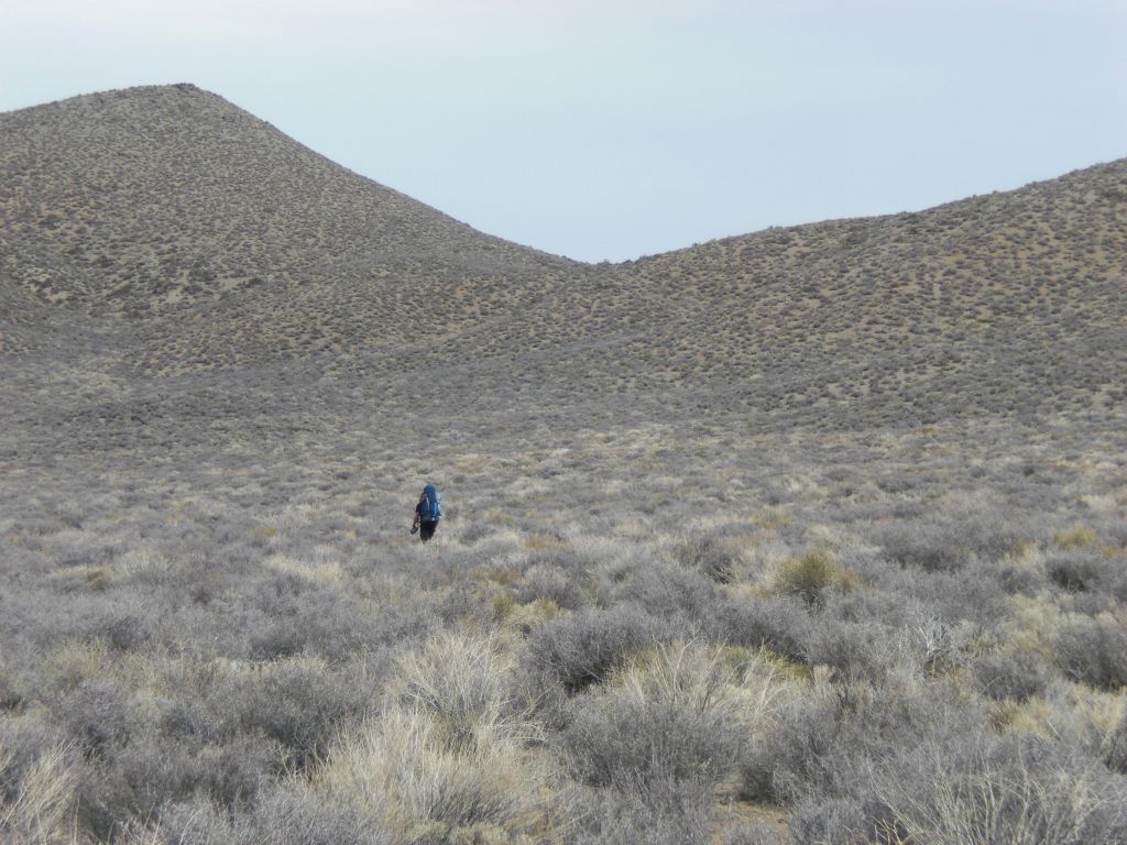 The best route to the pass becomes very clear as you get closer to the top:
