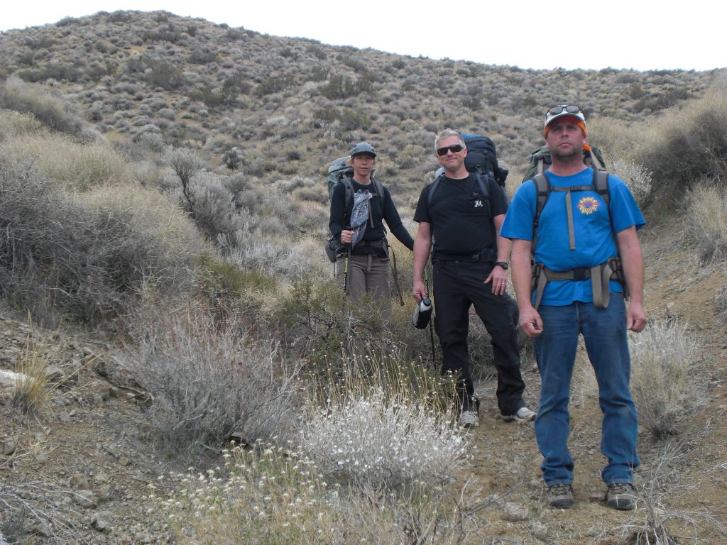 Finally, the group here is looking down into Dead Horse Canyon for the first time: