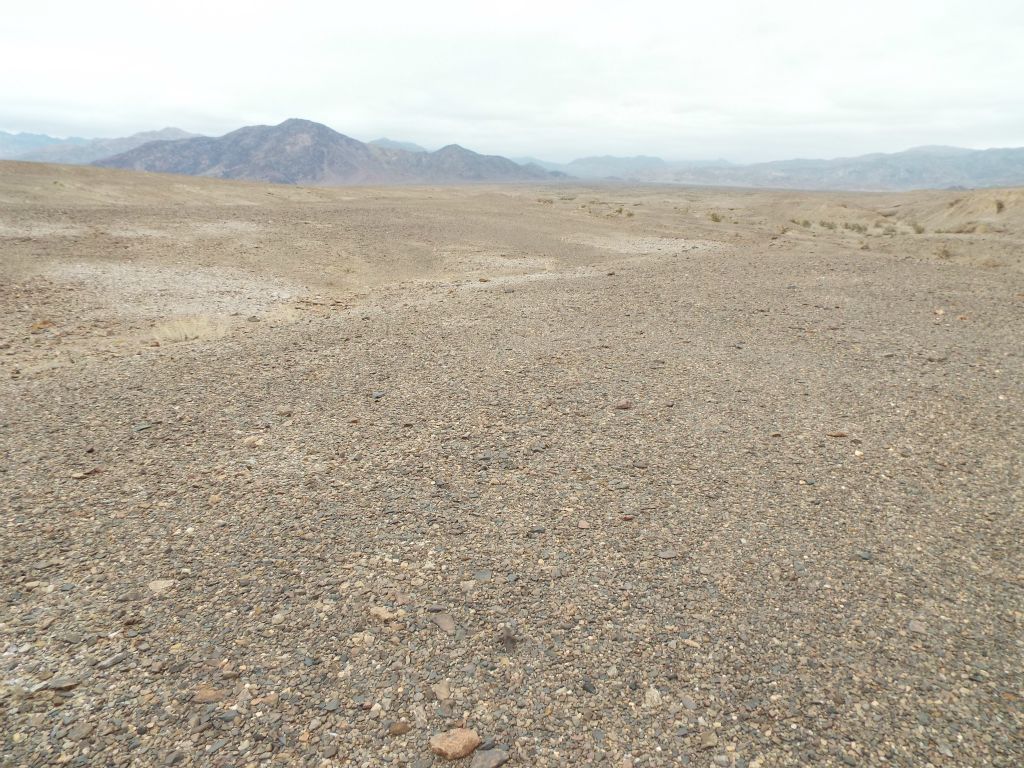 Once we got down to the wash, we explored around a little bit and had this nice view of Death Valley Buttes: