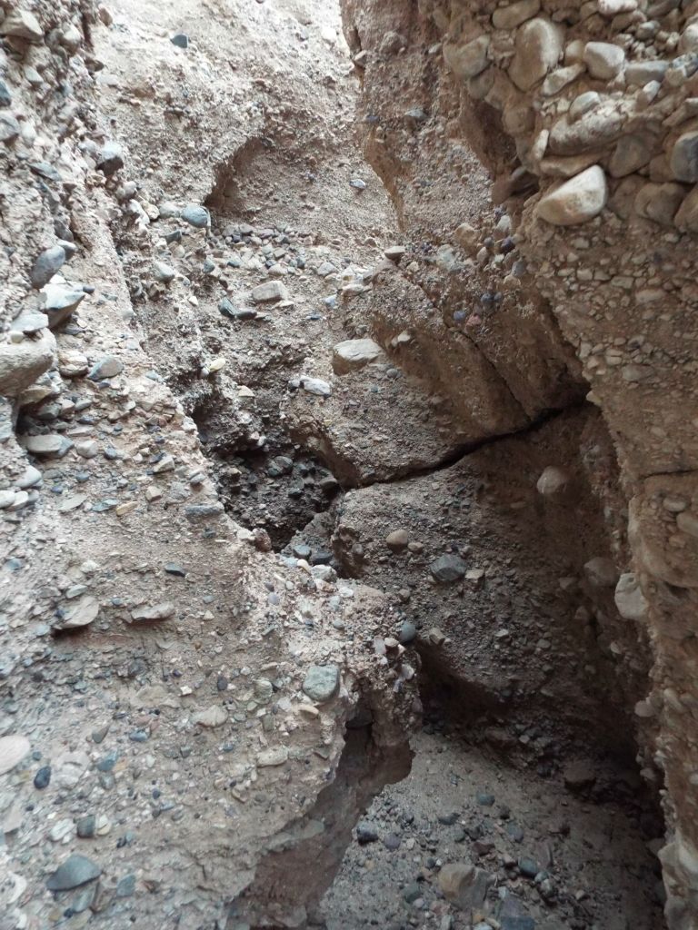 But this time, the canyon walls grew a little higher and there were some confined sharp turns: