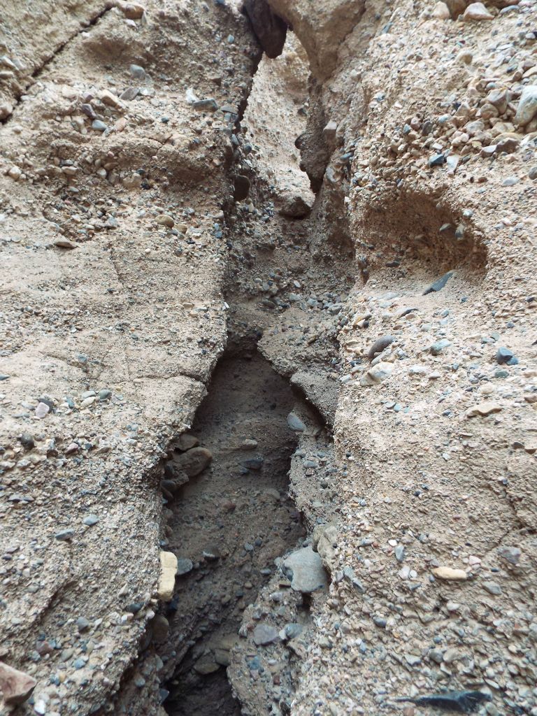 This was the point in the slot where I could no longer physically continue.  To see more canyon, it requires a person of smaller size: