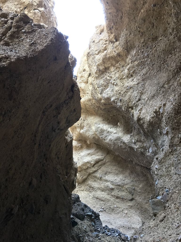 There are several mildly challenging climbing sections past the collapsed wall section mixed in with more nice stretches of narrows: