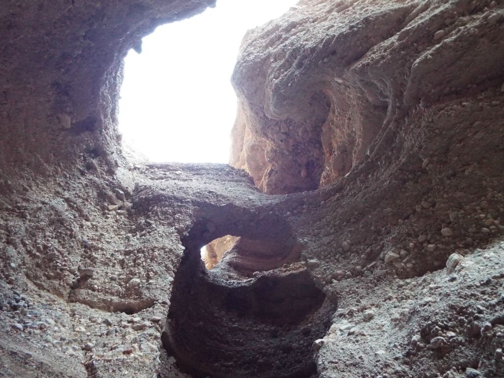 We looked up and had our first view of Jensen Natural Bridge: