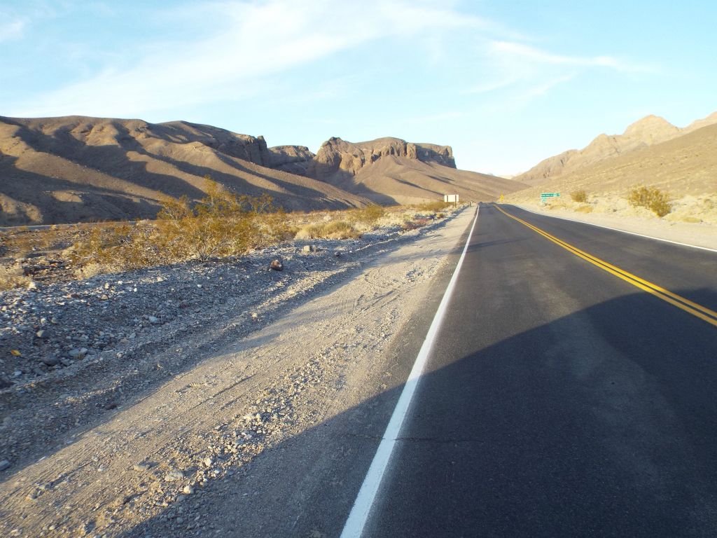 Mummy Canyon becomes visible off to the left as you are driving on Hwy 190 toward the eastern park entrance: