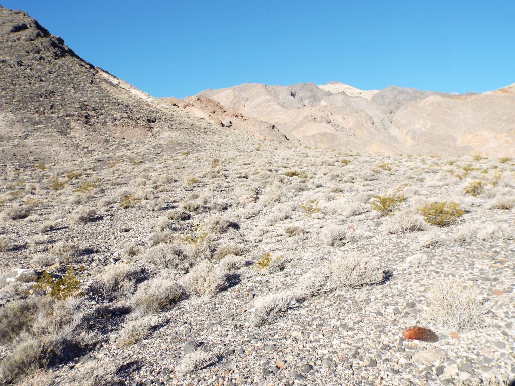 When we arrived at the back, we had our first view of the actual summit of Pyramid Peak nearly 3,000 feet above us: