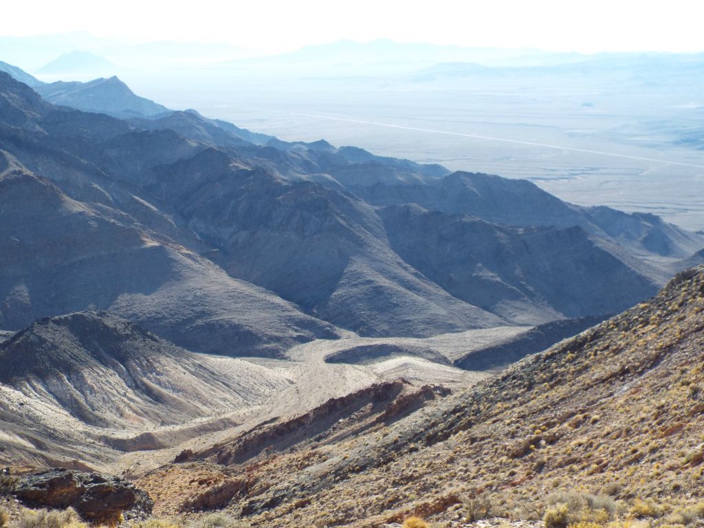 The gap was now nearly 1,400 feet below us in elevation: