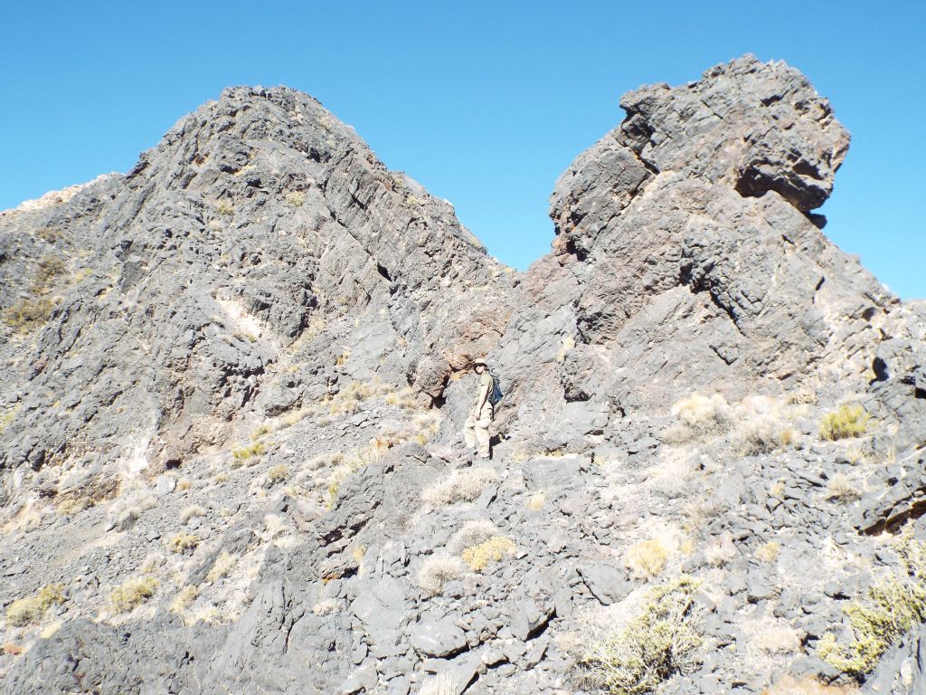 I took this picture because it reminded me a bit of the Great Sphinx (right side) and Great Pyramid (left side) of Egypt.  This is Pyramid Peak, after all: