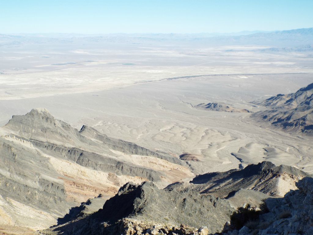 Looking to the east out into Amargosa Valley: