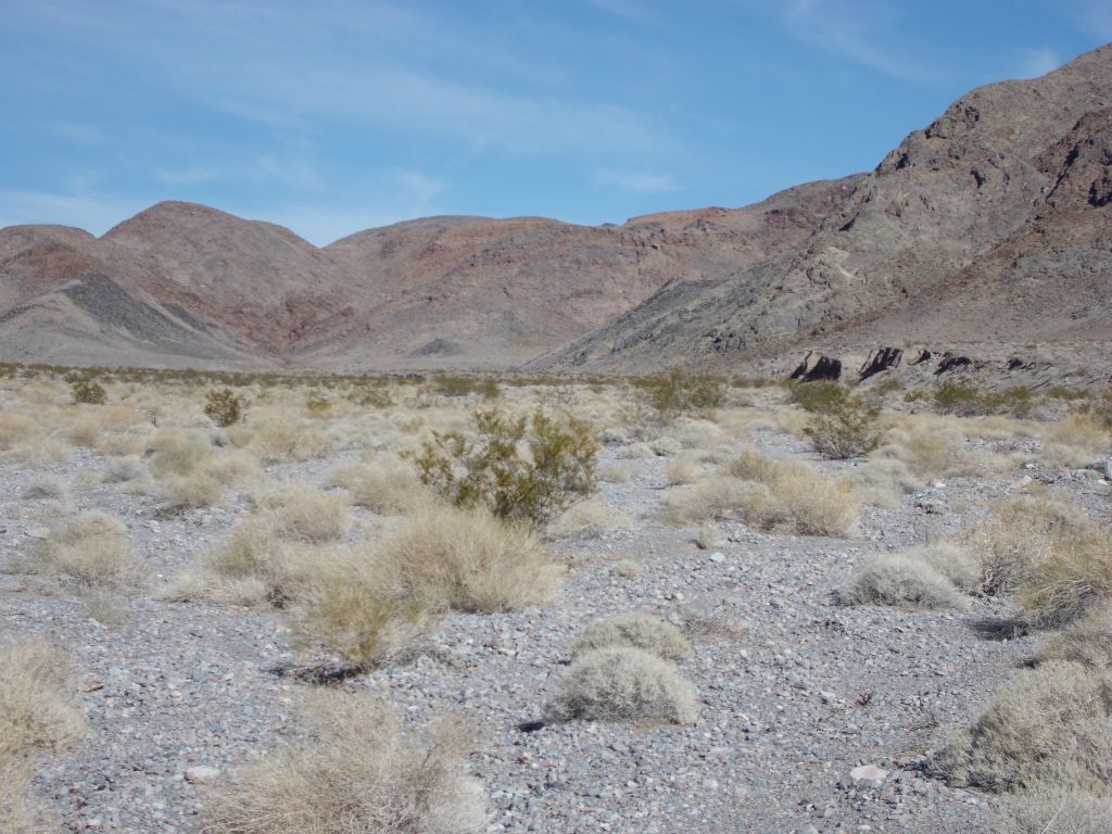 After checking out Strange Place, we continued on towards the next side canyon to the right far in the distance: