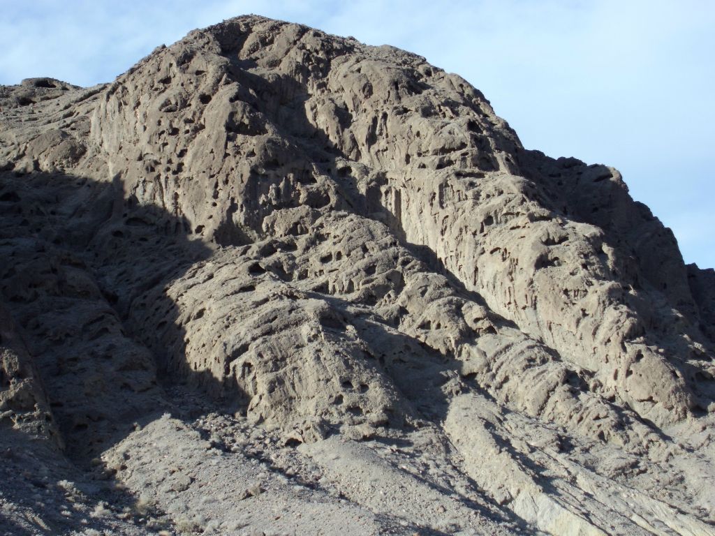 There were very interesting cliffs off to our left that were similar to what is found back near where we parked:
