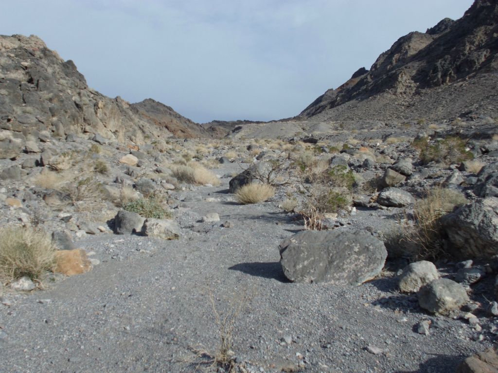 Another small wash led us on the final portion heading to the canyon mouth: