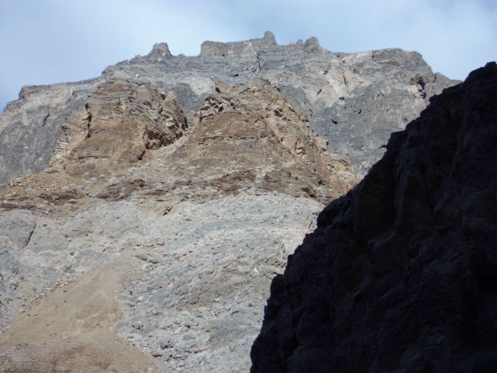 Imagine standing below this towering cliff.  It was breathtaking to behold: