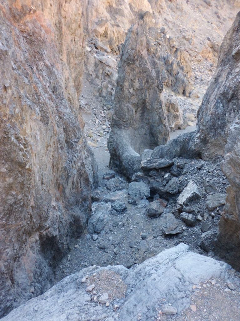 About an hour after arriving at the base of the 1st major obstacle, we were all at the top looking back down: