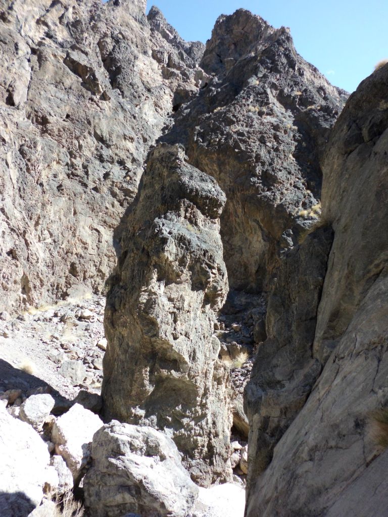 One more look at the rock column which extends about 2/3 of the way up the picture: