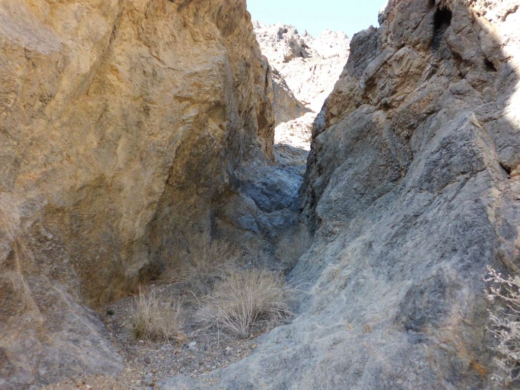 A tight passageway of narrows that we walked through: