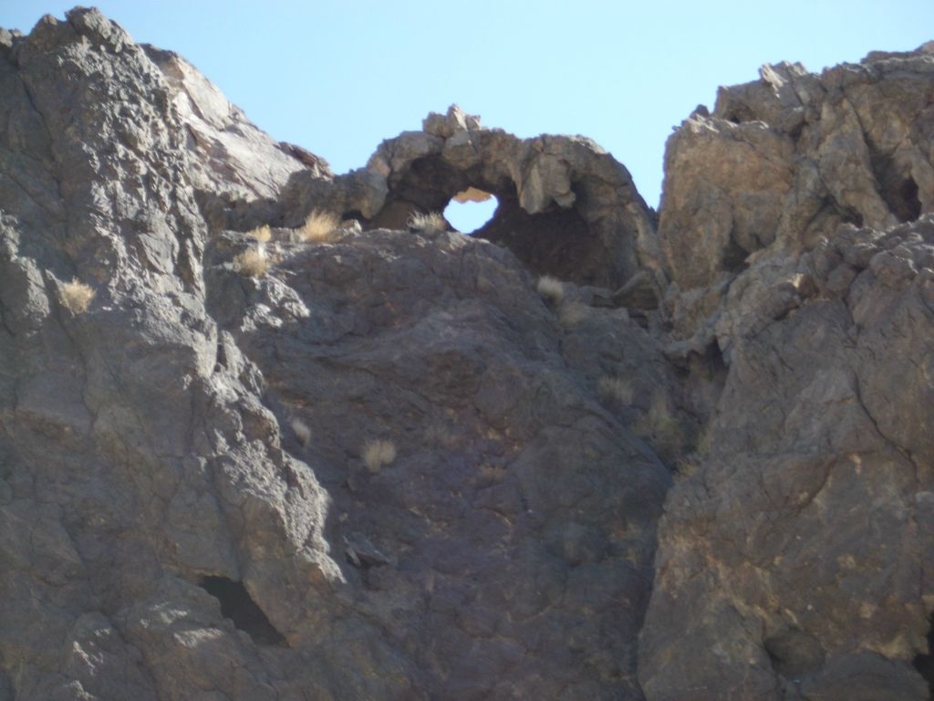 Zooming in for a closer look at this arch with a circular opening: