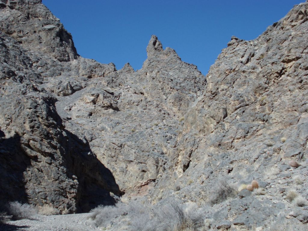 Rockfall Canyon had a lot of pointy ridge tops which would be impossible to climb: